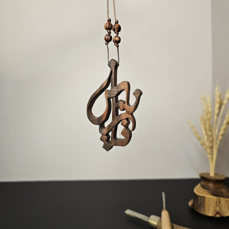 گردنبند چوبی نازنین دلسی وود